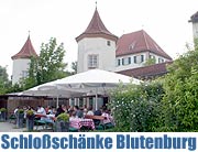 Schloßschänke im Schloss Blutenburg - Biegarten mit einem Hauch Ritterromantik (Foto: Martin Schmitz)